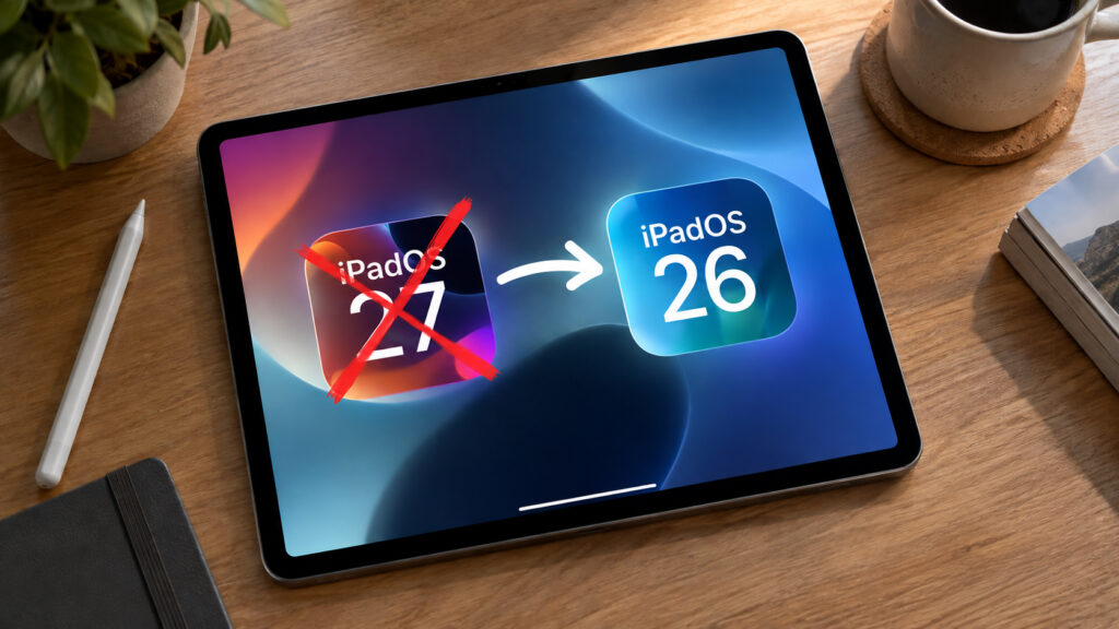 Downgrading from iPadOS 27 to iPadOS 26