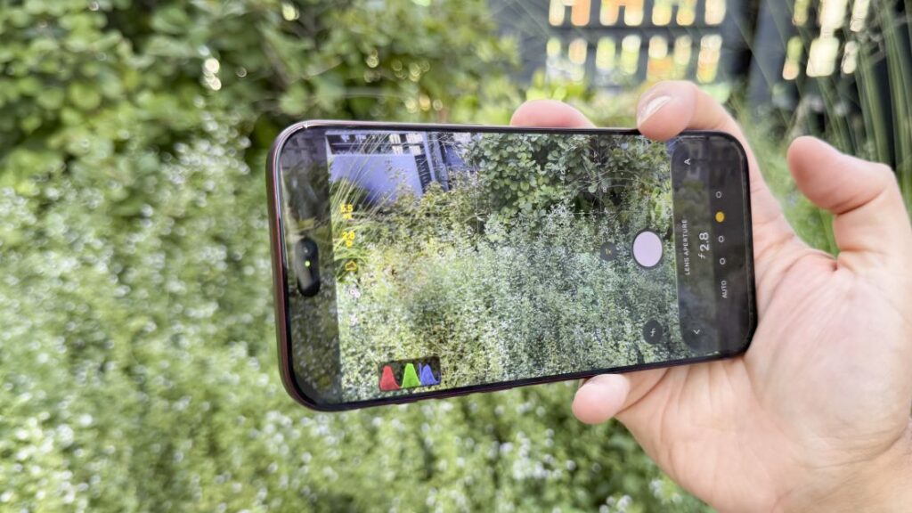 Camera app open on an iPhone 18 Pro Max