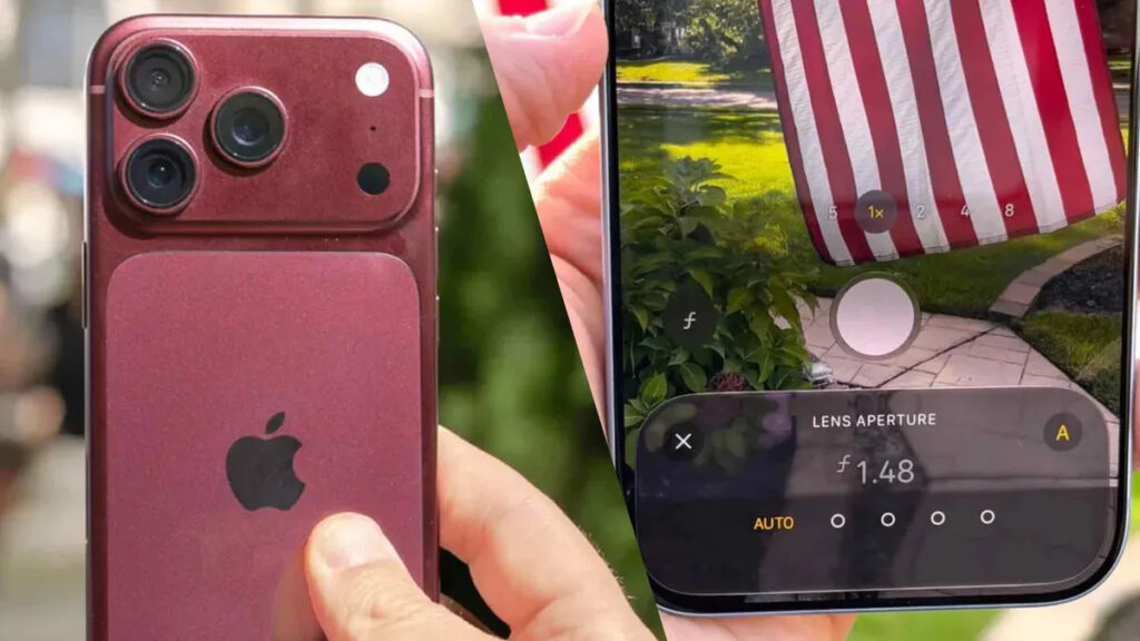 Variable aperture on the iPhone 18 Pro Max