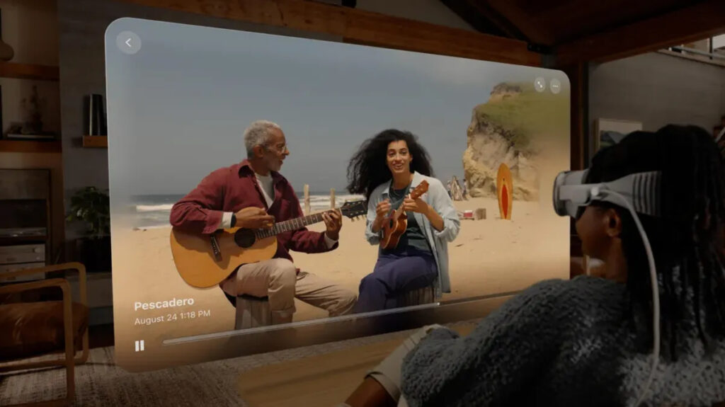 Spatial videos for Apple Vision Pro