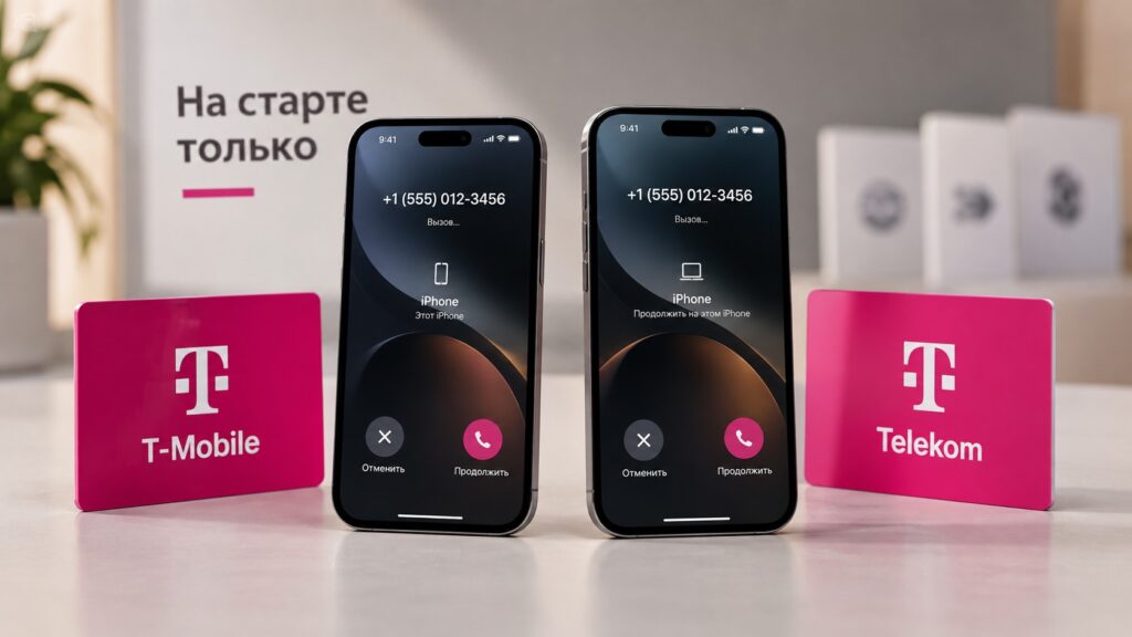 iPhone Handoff running on eSIMs from two carriers