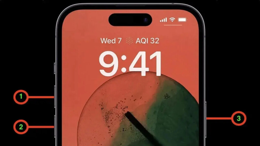 Button sequence for force restarting an iPhone