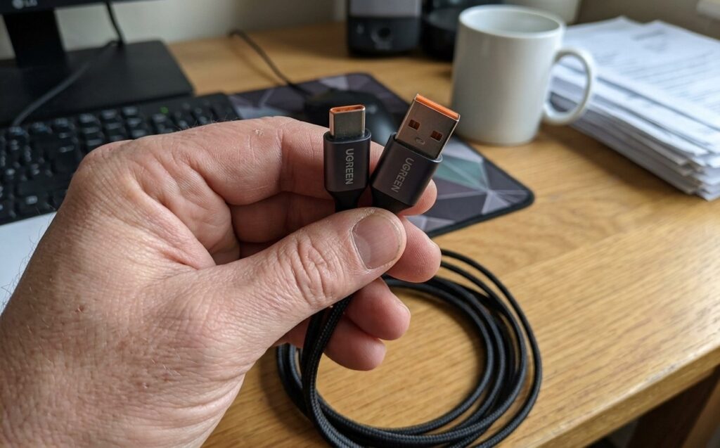 USB-C charging cable