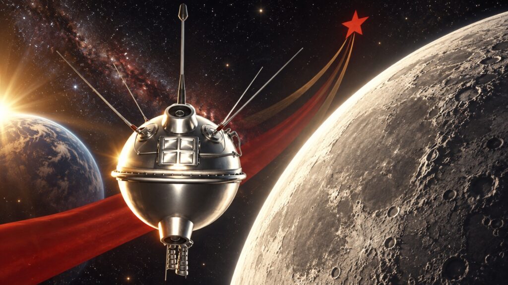 The Soviet Luna 2 probe