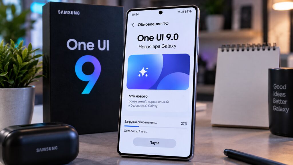 One UI 9.0 update on a Galaxy smartphone
