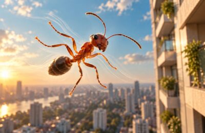 Why Insects Survive Falls From Tall Buildings: The Physics of Being Small