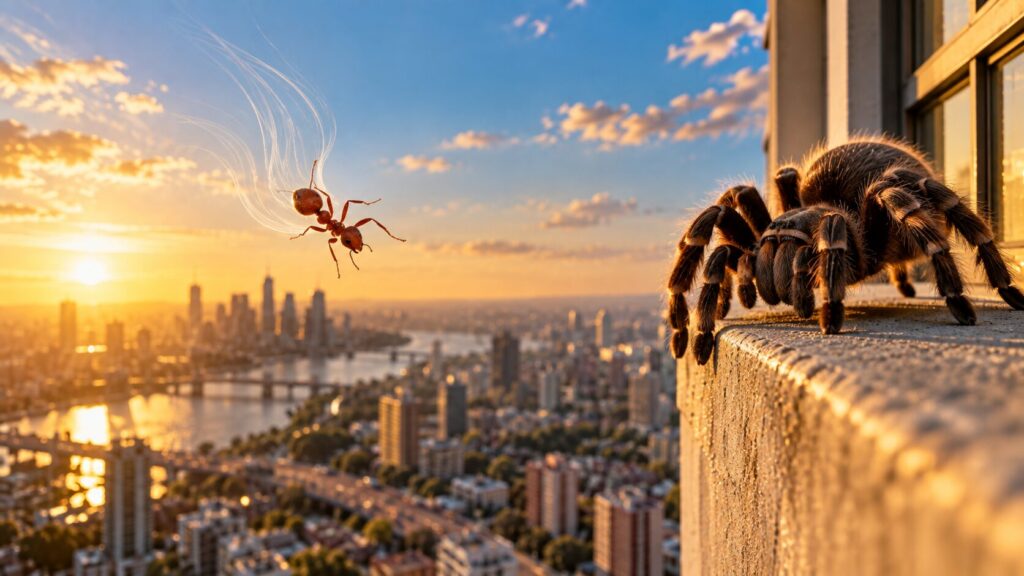 The larger and heavier the arthropod, the more dangerous a fall is for it.
