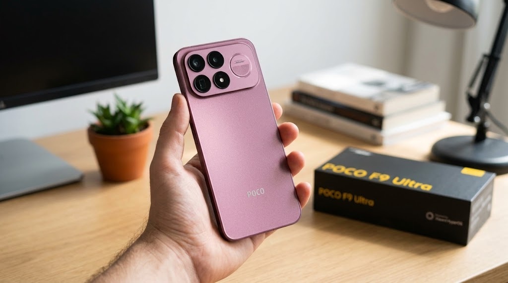 POCO F9 Ultra in Dark Cherry