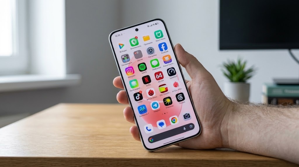 The large display of the REDMI Note 17 Pro Max