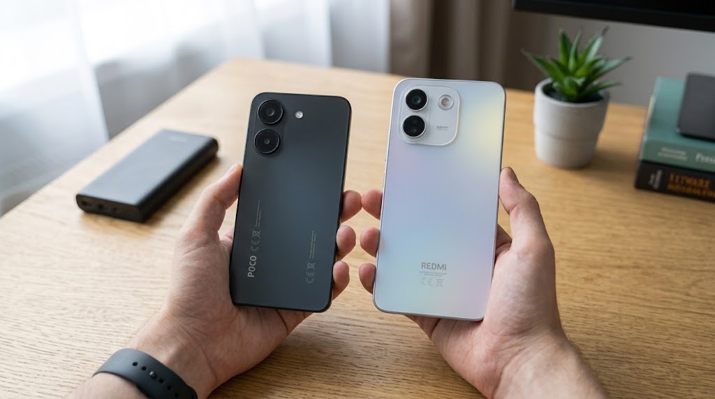 POCO X8 Pro and REDMI Note 17 Pro Max side by side