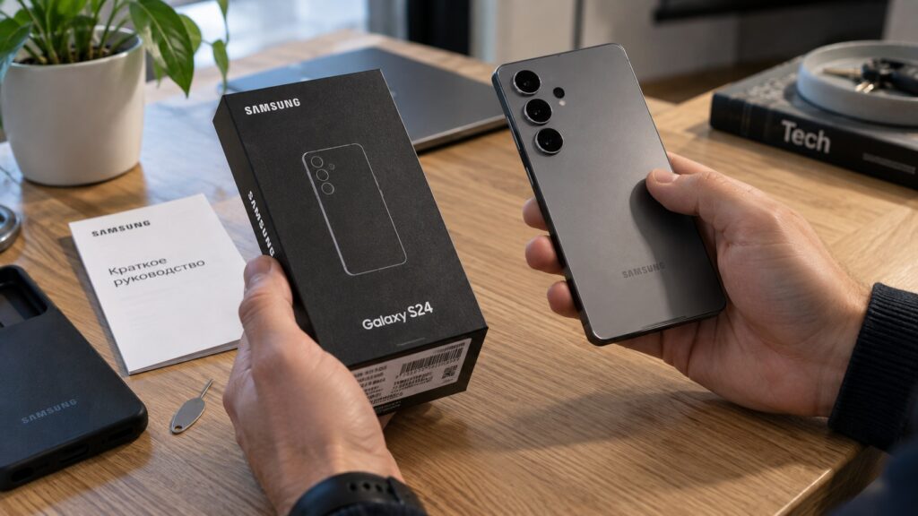Checking a Samsung smartphone for authenticity