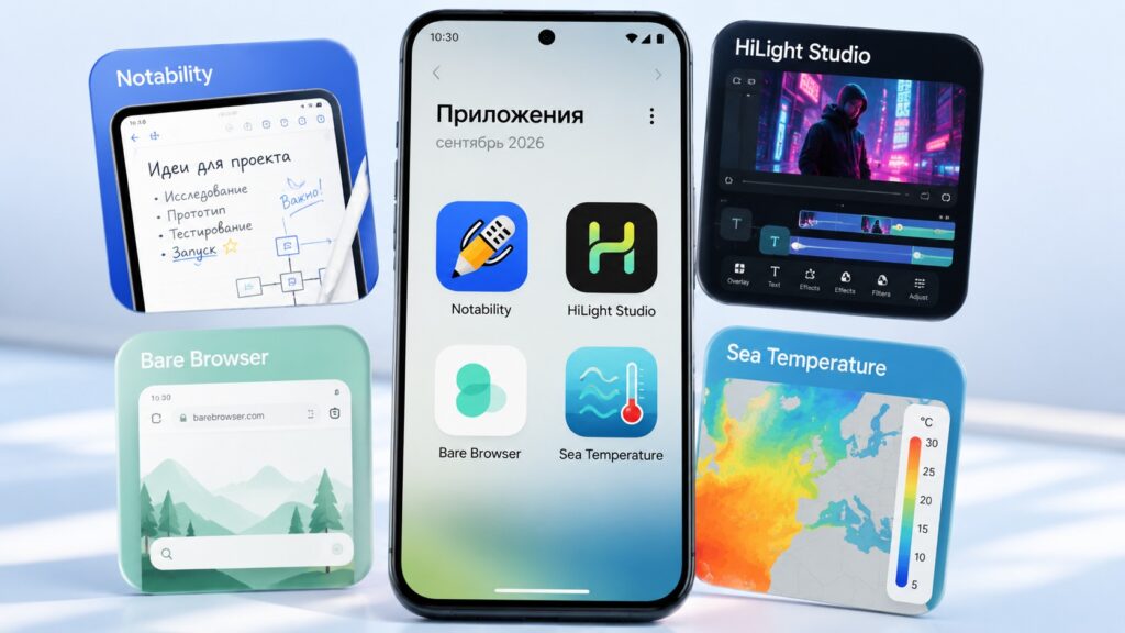 Poster for the September 2026 Android app roundup