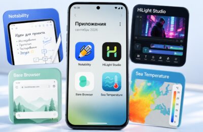 Four New Android Apps for September 2026: Notability, HiLight Studio, Bare Browser and Sea Temperature