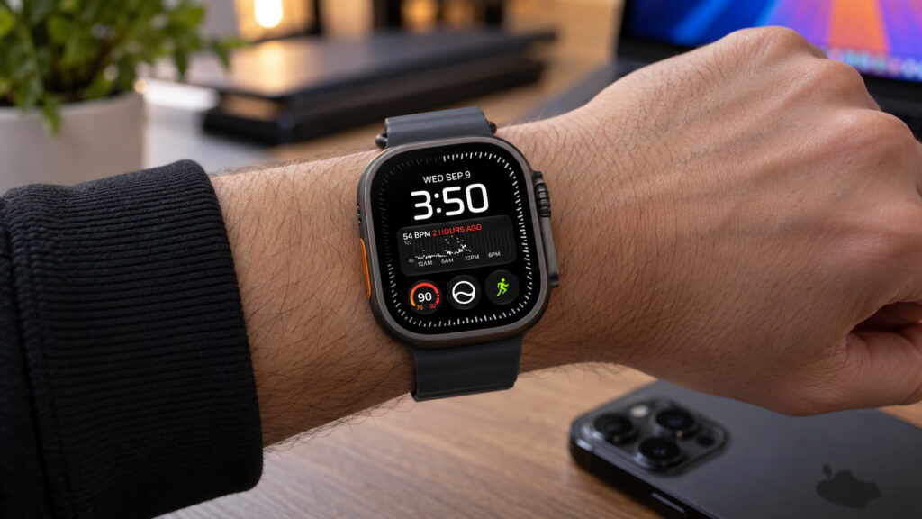 The new Siri Modular watch face on Apple Watch Ultra