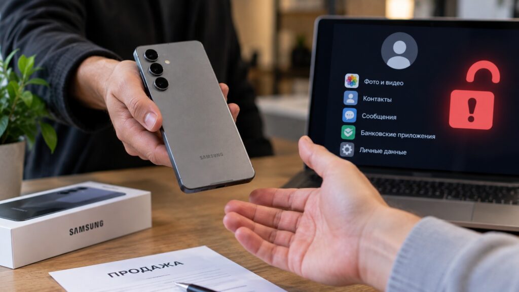 Selling an Android smartphone without a factory reset