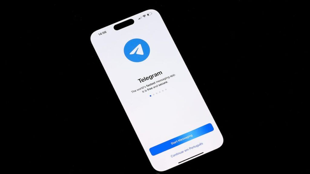 Who is at risk, and does it affect iPhone? Telegram sign-in screen on an iPhone. Photo.