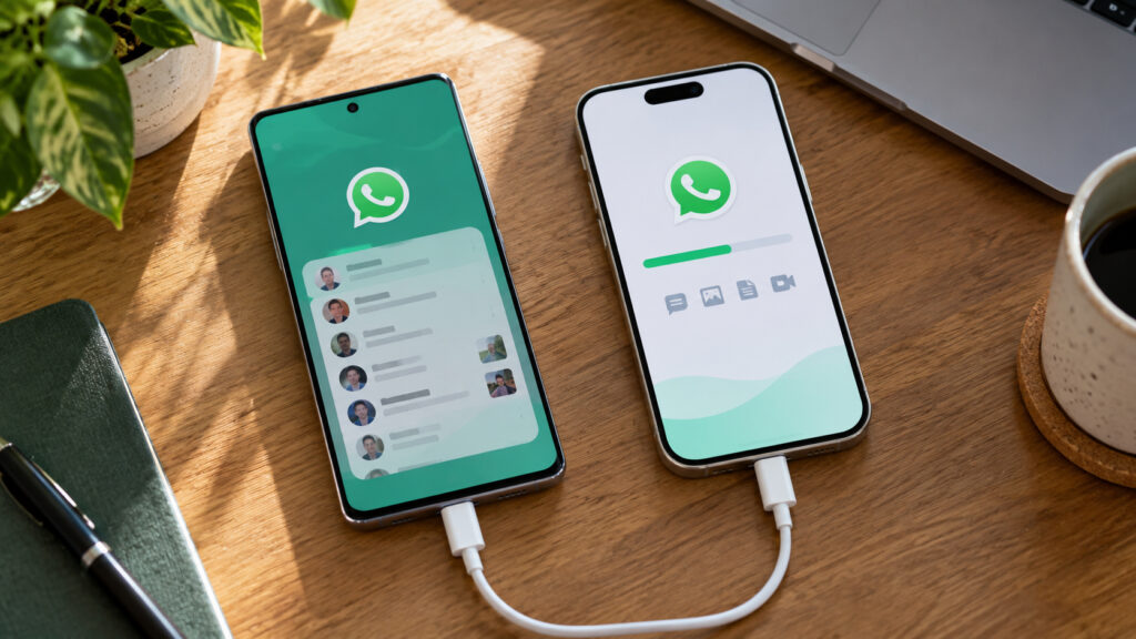 Transferring WhatsApp from Android to iPhone