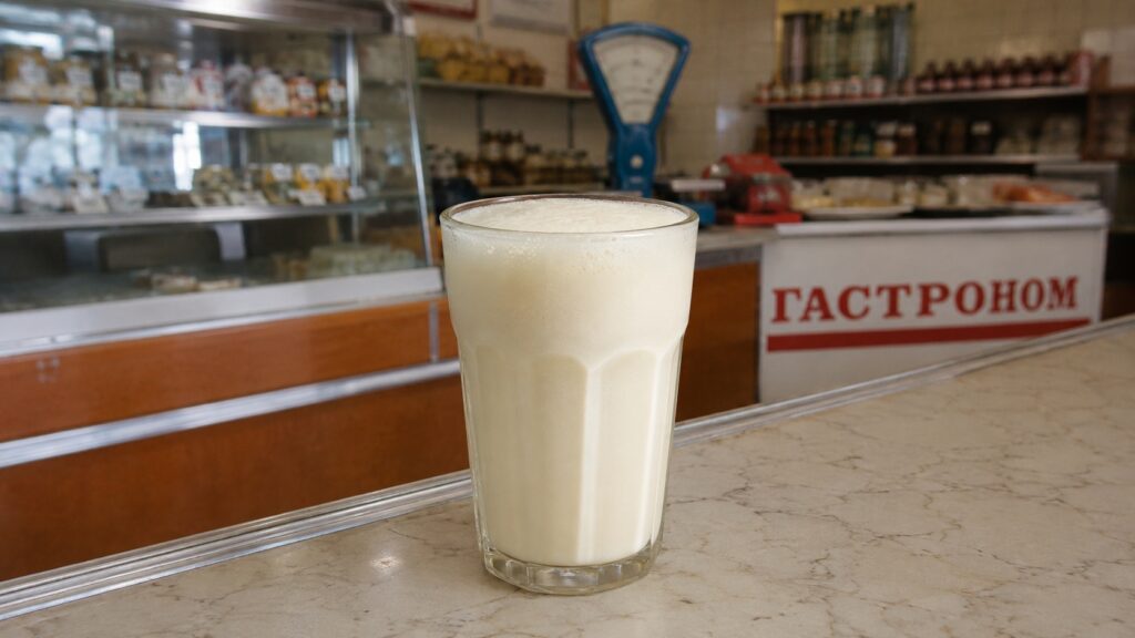 The Soviet-era milkshake had a very simple composition. Photo.