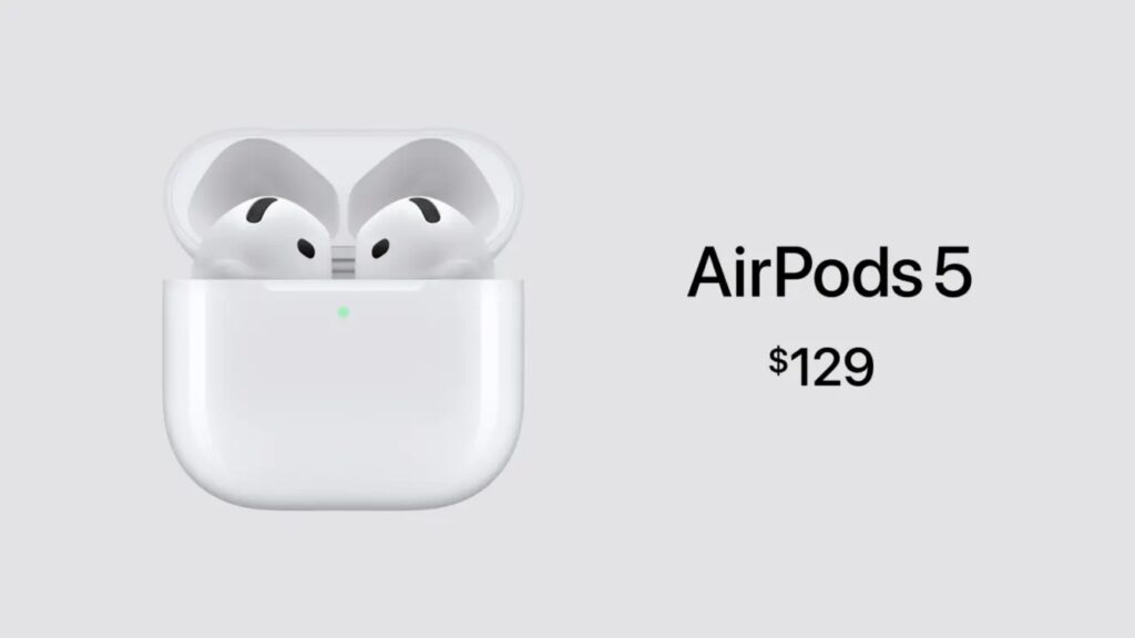 AirPods 5 and their official price