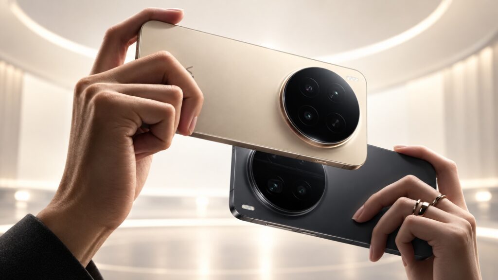 Likely design of the vivo X500 series smartphones