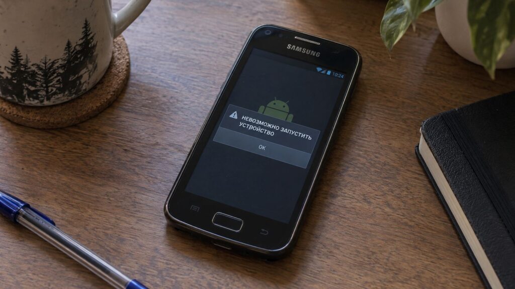 An old smartphone that will not turn on