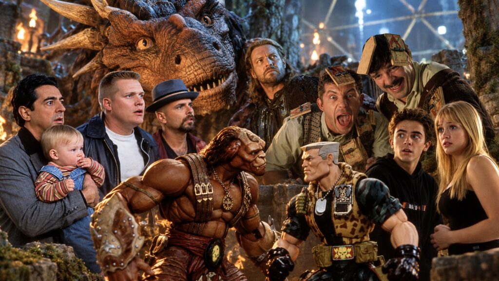 Characters from several films of the 1990s and 2000s
