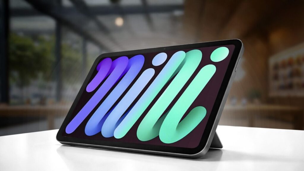 Render of an OLED iPad mini