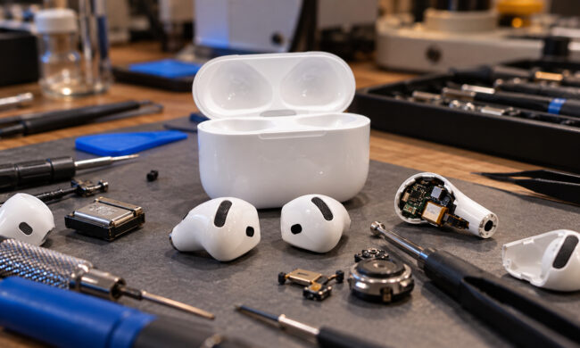 AirPods 5 Earn the First Nonzero iFixit Repair Score, Thanks to a Removable Battery