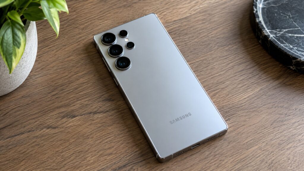 Possible design of the Galaxy S28 Ultra smartphone