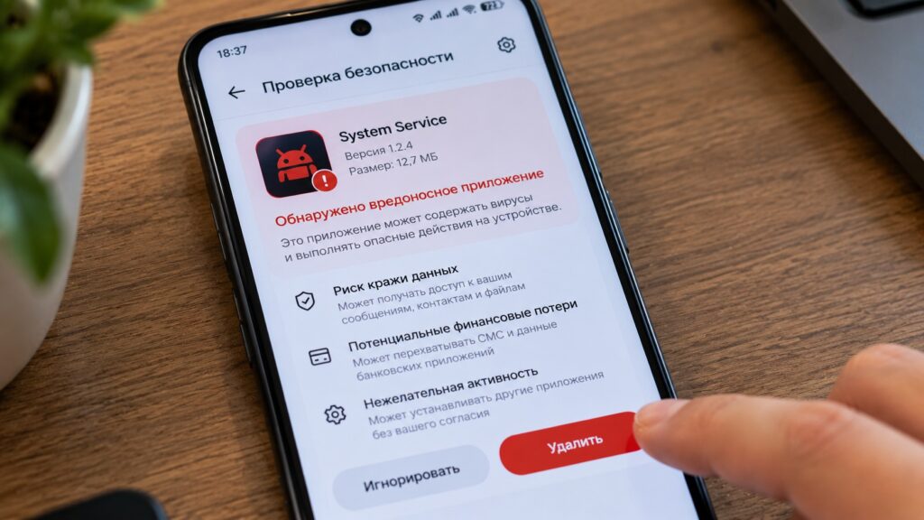 Removing a malicious app on a Xiaomi phone