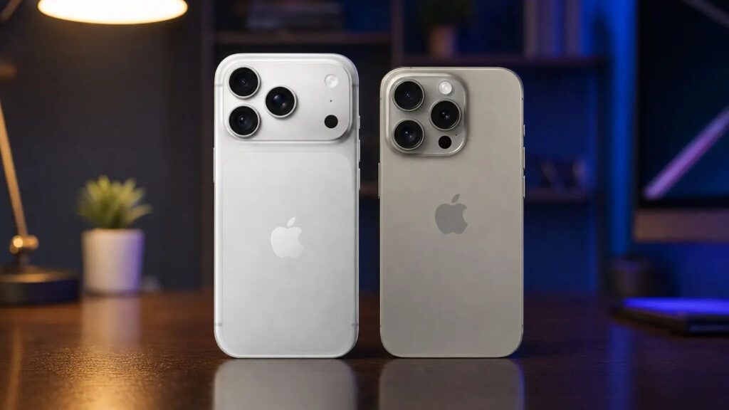 iPhone 18 Pro next to iPhone 15 Pro