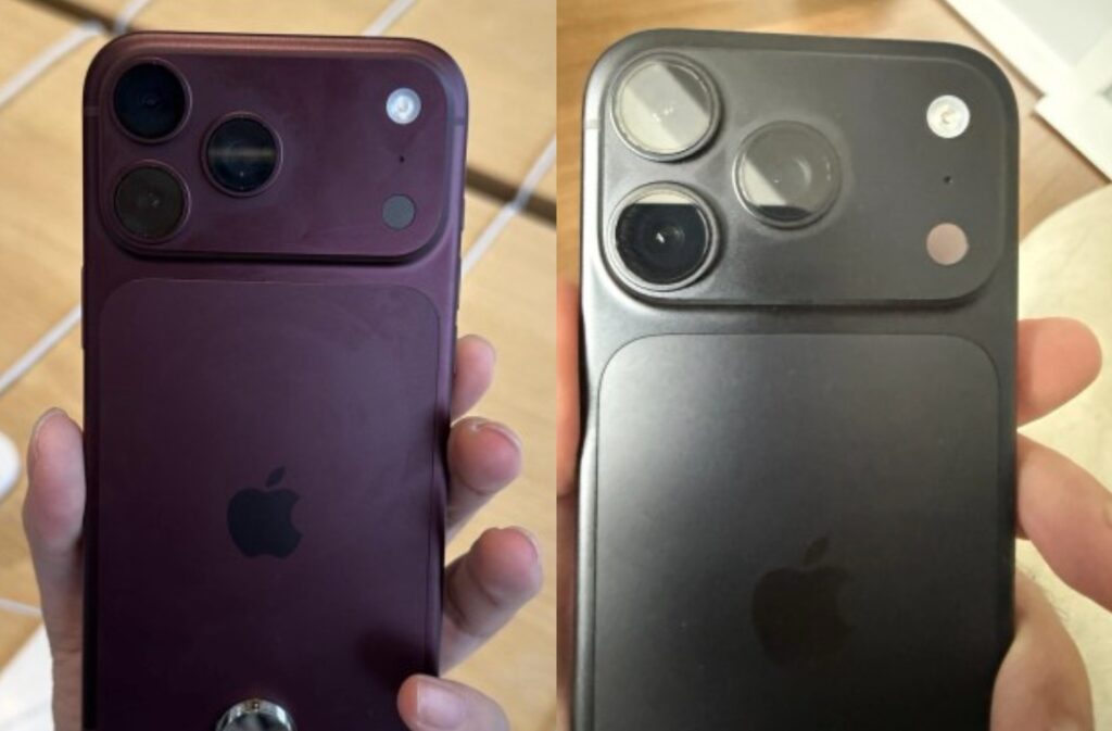 Faded iPhone 18 Pro Max units around the camera area