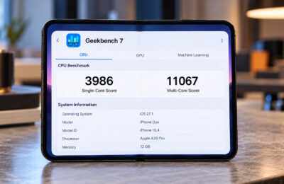 iPhone Duo Geekbench Results: Foldable Matches iPhone 18 Pro Max but Costs $700 More