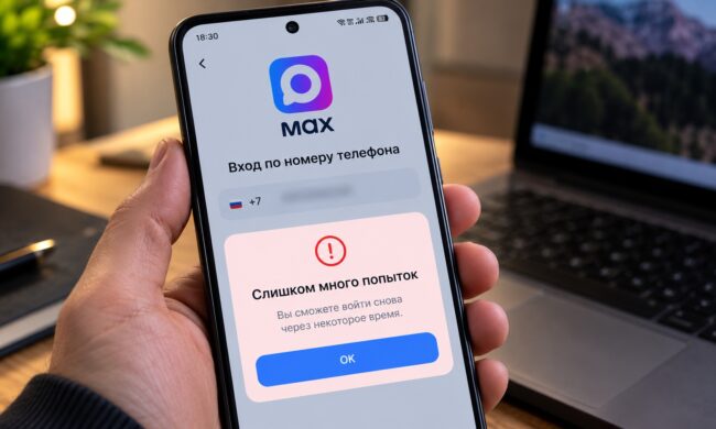 “Too many attempts” in MAX: what the error means and when you can log in again