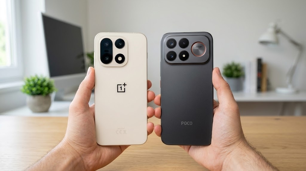 OnePlus 15 and POCO F9 Ultra smartphones
