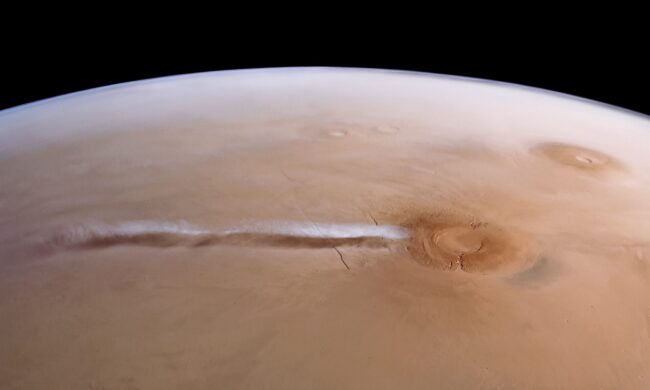 Why a 1,800-km Cloud Forms Almost Daily Over Mars’ Arsia Mons Volcano