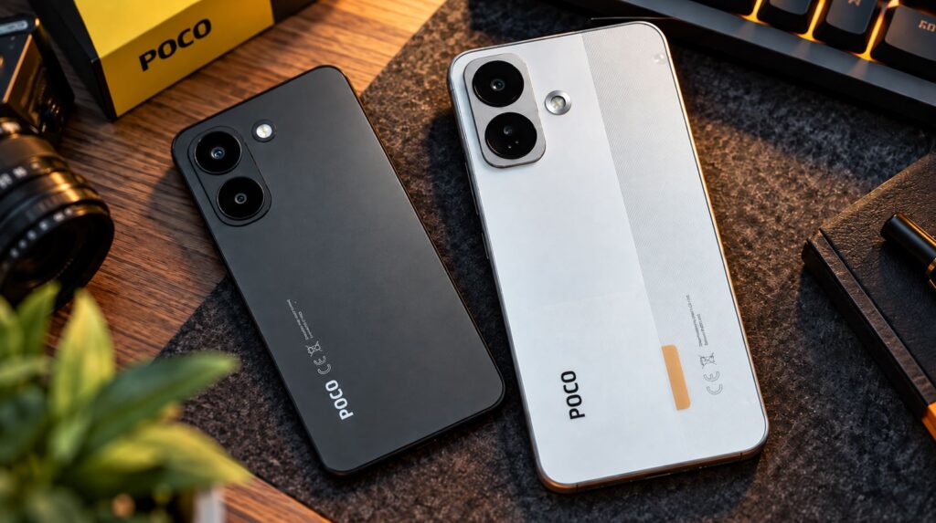 The design of the POCO X8 and POCO X8 Pro