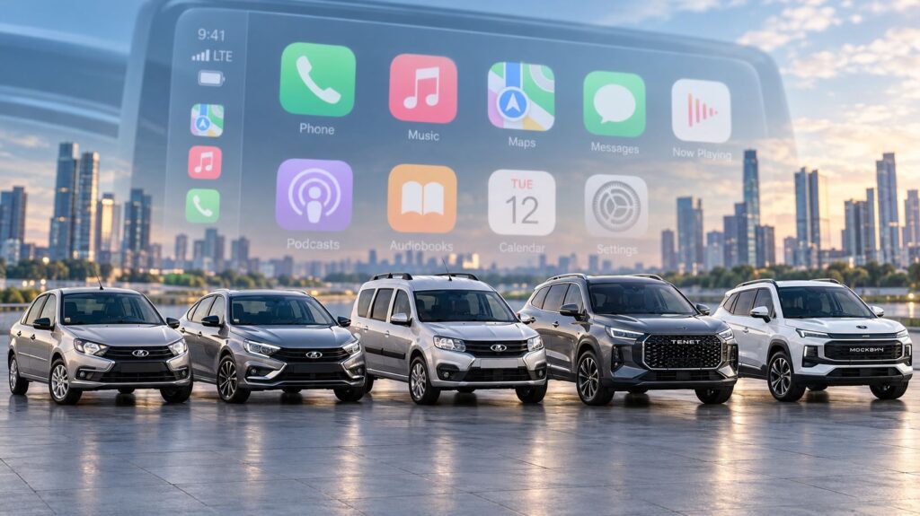 Russian cars with CarPlay support