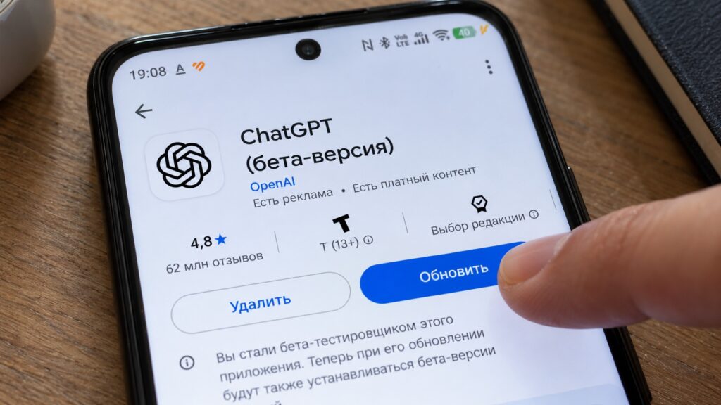 Updating an app through Google Play