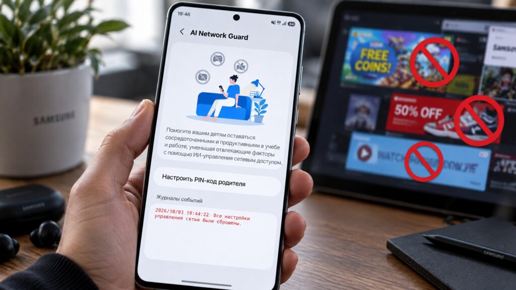 AI Network Guard feature in Samsung One UI 9