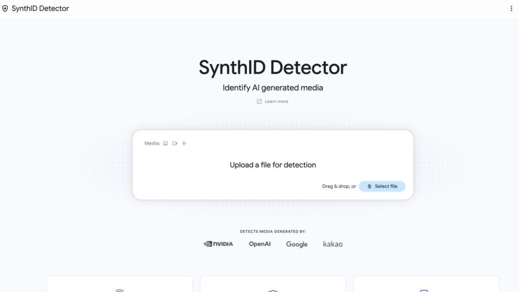 SynthID start page
