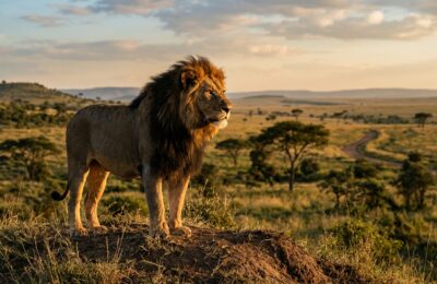 Why Lions Have Manes: A Signal to Rivals and Mates, Not Neck Armor